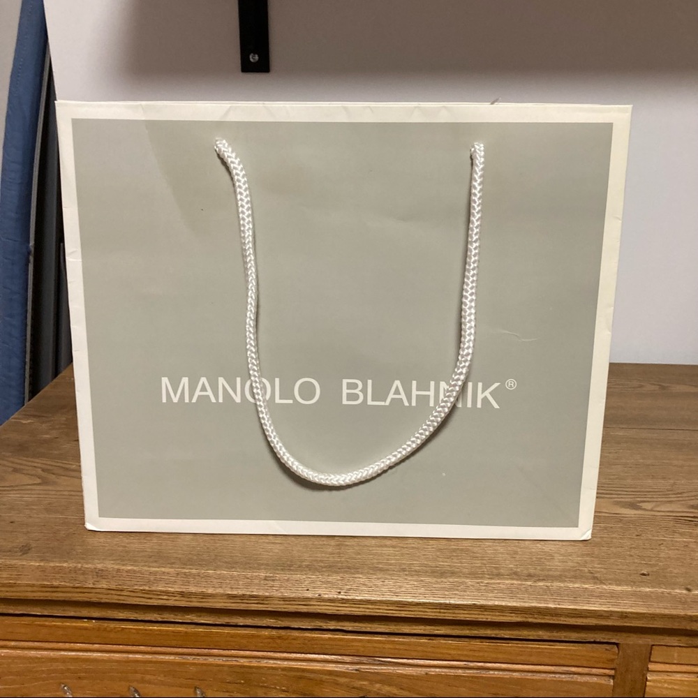Manolo Blahnik paper bag